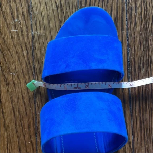 Mansur Gavriel Blue Sandals - Picture 9 of 11